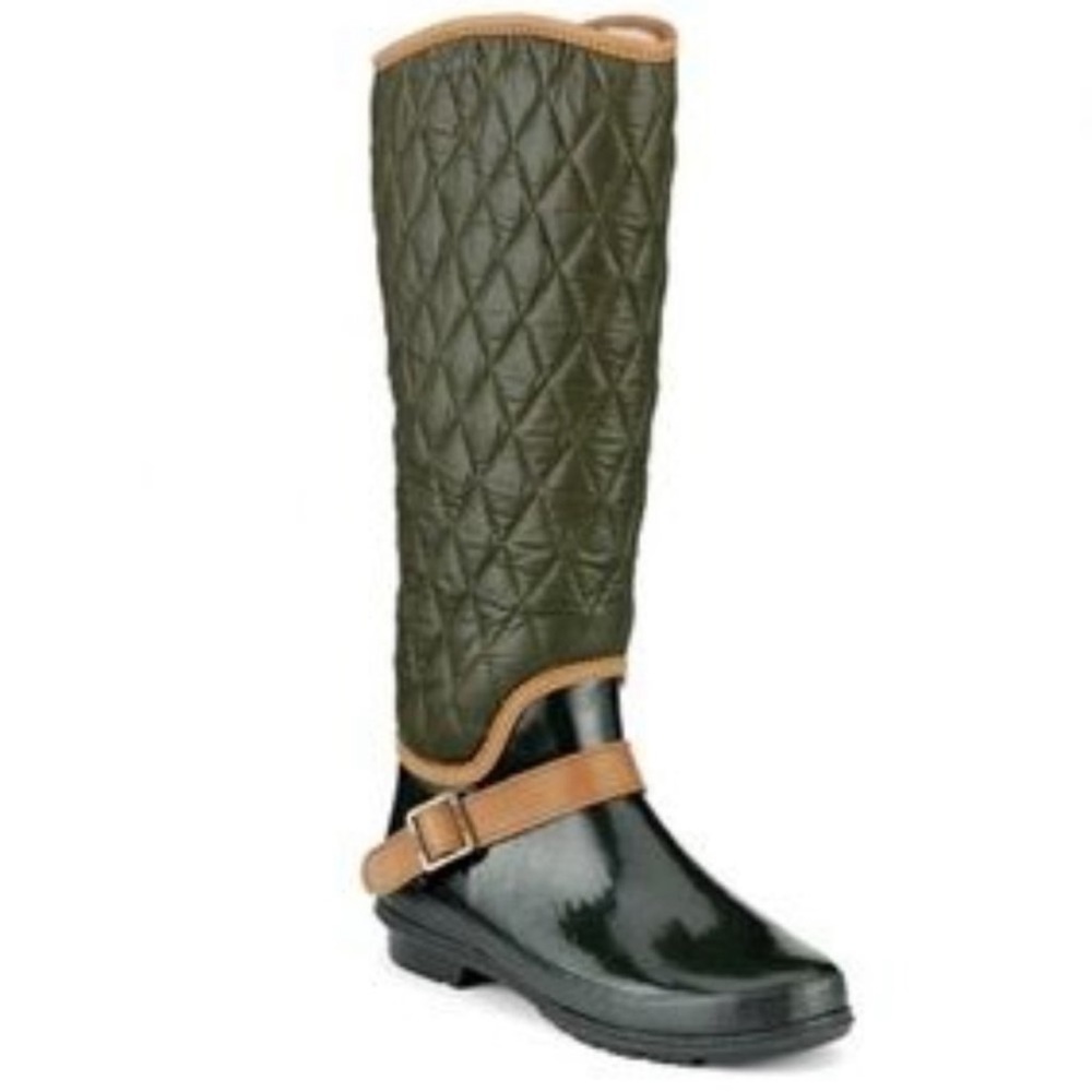 Sperry Top Sider Quilted Rain Boots - size 9